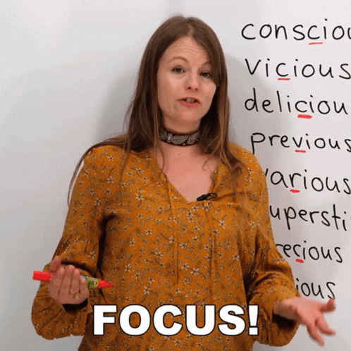 Focus Emma Engvid Teaching GIF
