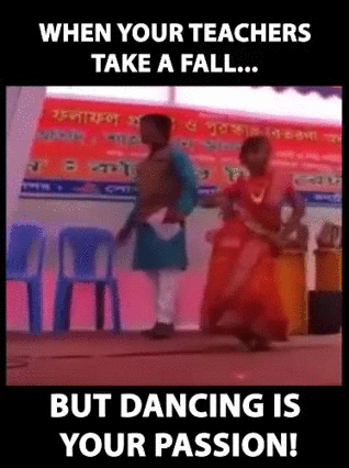 Focus Funny Fall Dancing GIF