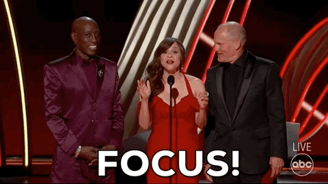 Focus Woody Harrelson Oscars GIF