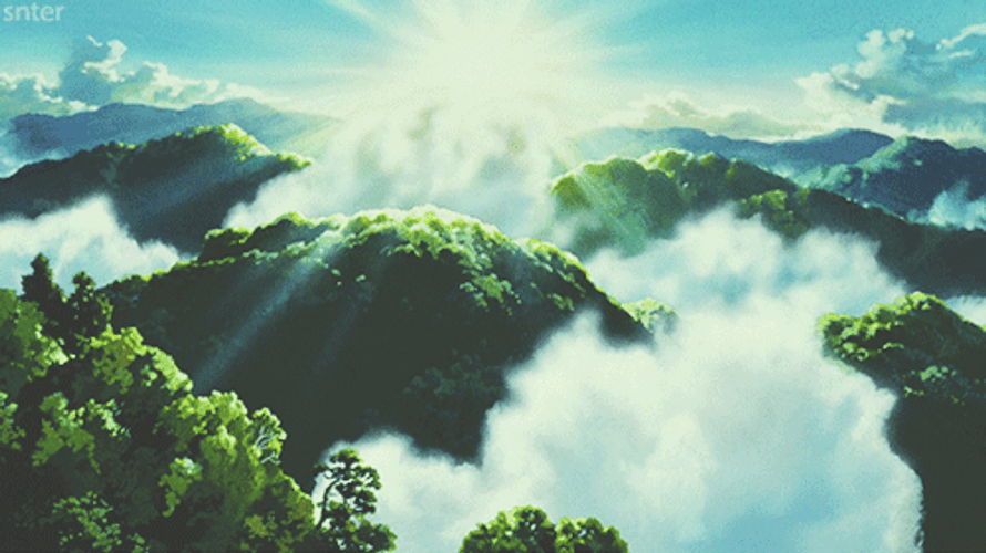 Anime Scenery Beautiful Nature Dreamworld Anime Aesthetic Anime Scenes Hd  Matte Finish Poster Paper Print - Animation & Cartoons posters in India -  Buy art, film, design, movie, music, nature and educational