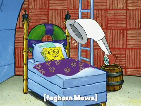Foghorn Alarm On Spongebob GIF