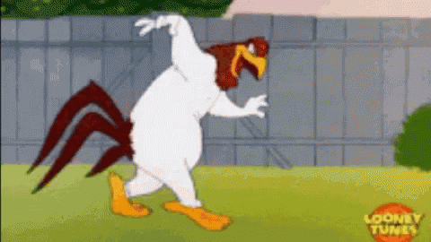 Foghorn Leghorn Funny Slow Walk GIF