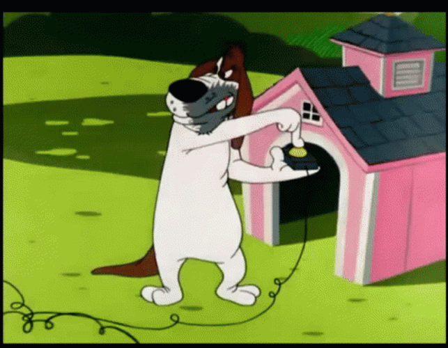 Foghorn Leghorn Eating Exploding Dynamite GIF