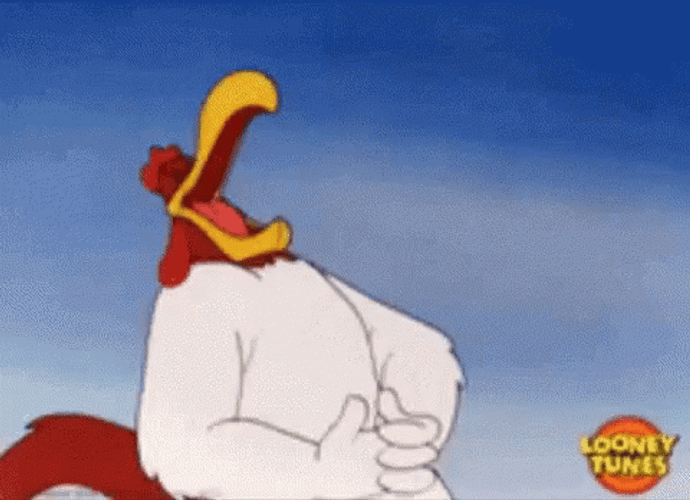 Foghorn Leghorn Laughing Out Loud GIF