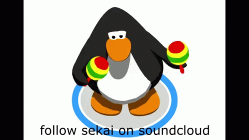 Follow Sekai On Soundcloud Club Penguin Shake GIF