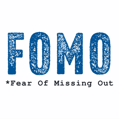 FOMO Fear of Missing Out Logo