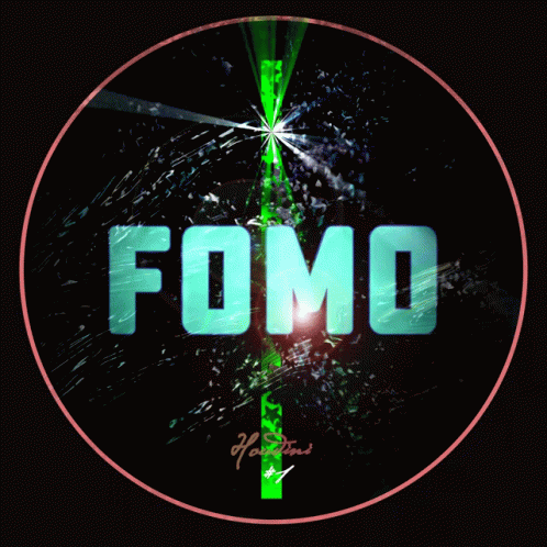 FOMO Word Inside Circle