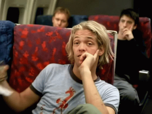 Foo Fighters Being Flight Attendant GIF