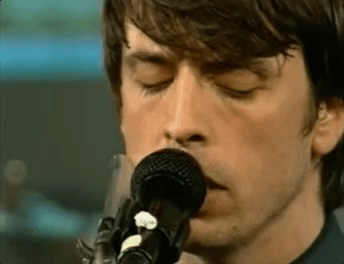 Foo Fighters Generator Dave Grohl Close Up GIF