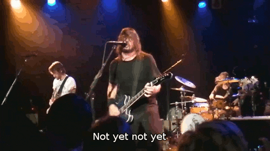 Foo Fighters Perform Rock Is It Friday Yet GIF