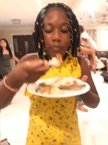 Food And I Oop Woman Reaction GIF