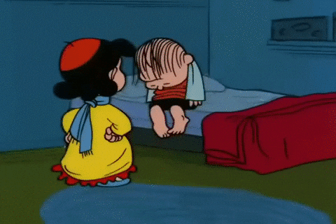 Food Coma Charlie Brown GIF