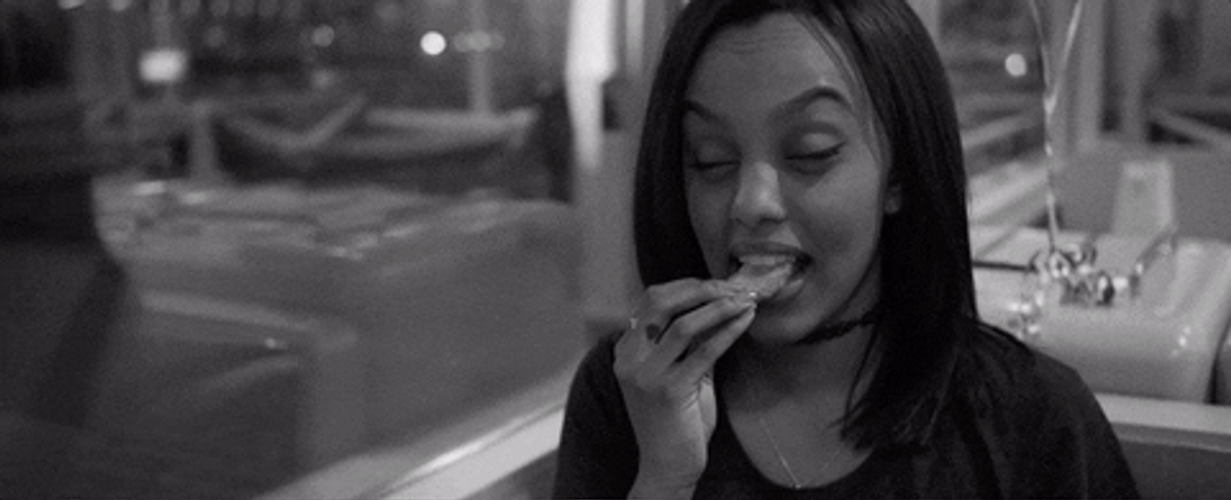 Food Coma Ruth B Passing Out GIF