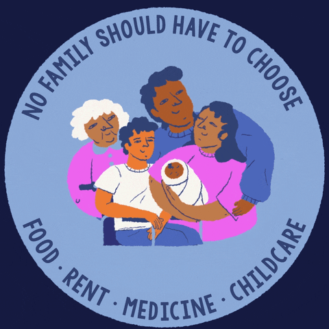 Food Rent Medicine Childcare GIF