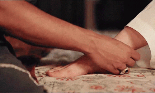 Foot Bracelet And Foot Fetish GIF