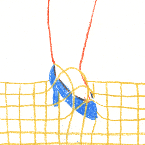 Foot Caught In A Net GIF