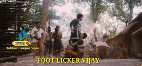 Foot Licker Vijay GIF
