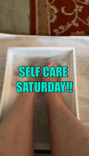 Foot Spa Self Care Saturday GIF