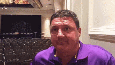 Football Coach in Geaux Tigers Shirt