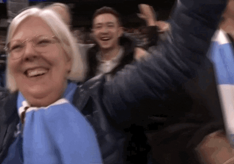 Football Dan Cheering Wooo GIF