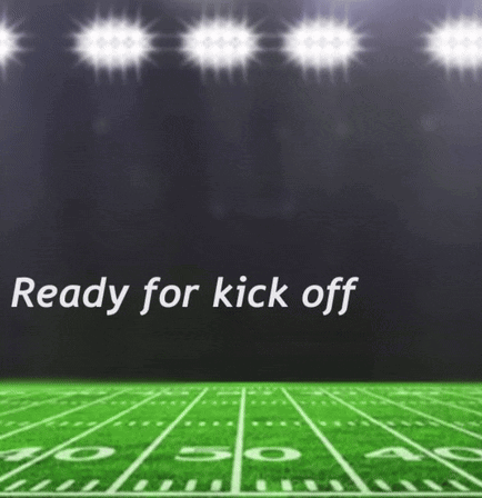 Football Field Ready For Kick Off