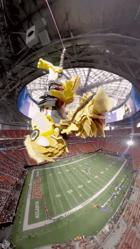 Football Field With Word Atl On Side GIF