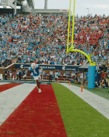 Football Field With Yield Suite Sign