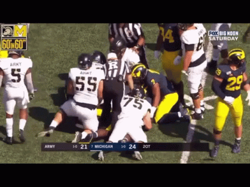 Football Game Army vs Michigan