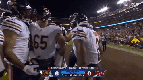 Football Game Bears vs Washington Redskins
