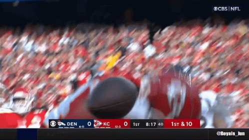 Football Game Between DEN And KC GIF