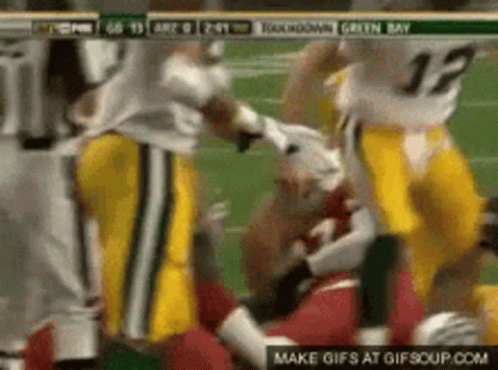Football Game Between Packers and Redskins