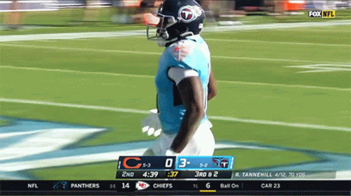 Football Game Between Titans And Bears On Fox NFL GIF