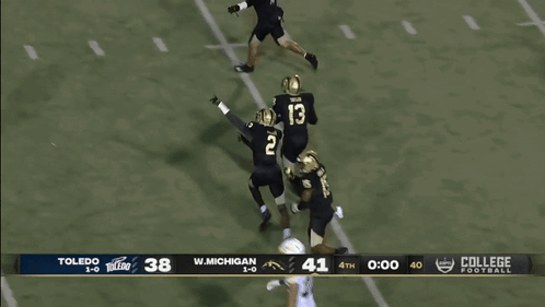 Football Game Between Toledo and W Michigan