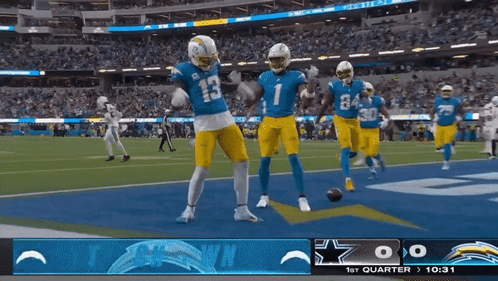 Football Game In Stadium Score 0 To 0 GIF