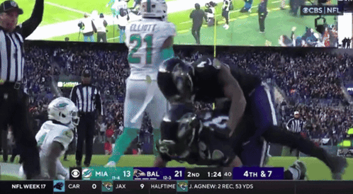 Football Game On CBS GIF