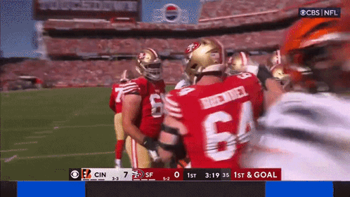 Football Game On CBS And NFL GIF