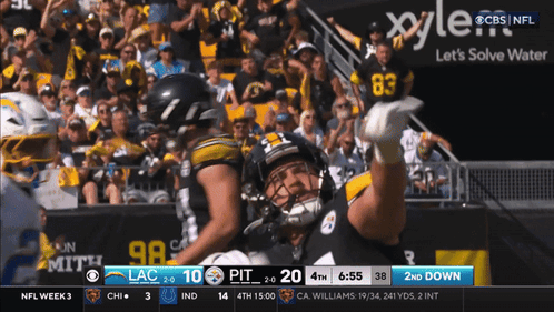 Football Game On CBS And NFL GIF