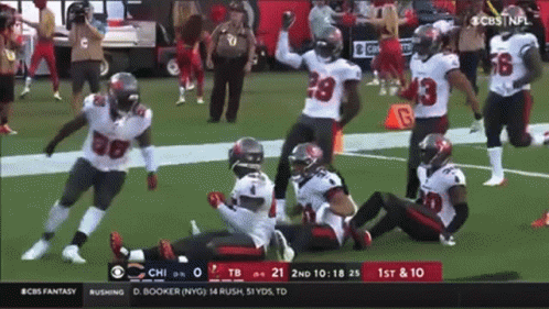Football Game On CBS And NFL GIF