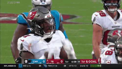Football Game On CBS GIF