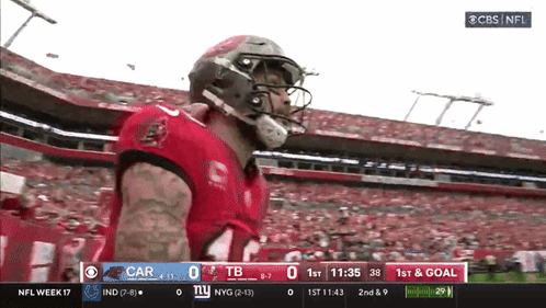 Football Game On CBS Network GIF