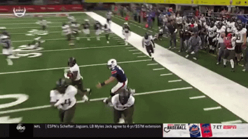 Football Game On ESPN And ABC GIF