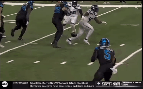 Football Game On ESPN GIF