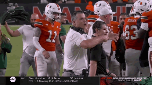 Football Game on ESPN Sunday