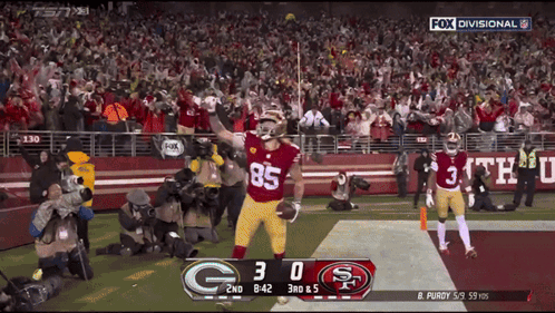 Football Game On Fox Divisional Network GIF