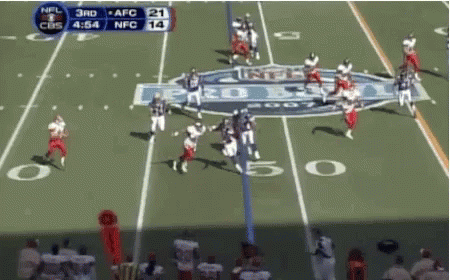 Football Game on Pro Bowl Field