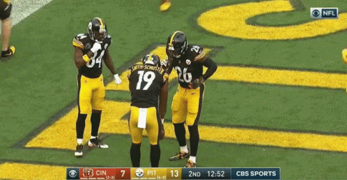 Football Game Pittsburgh Vs Cincinnati On CBS Sports GIF