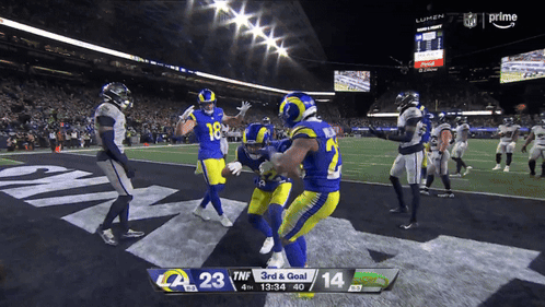 Football Game Rams vs Seahawks on Prime