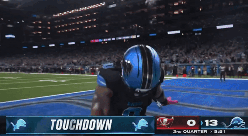 Football Game Score Touched GIF