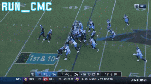 Football Game Screenshot Saying Run CMC