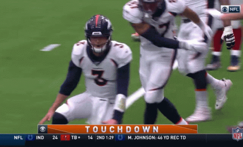 Football Game Touchdown On CBS GIF